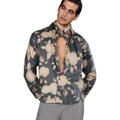 Hemd mit floralem Print