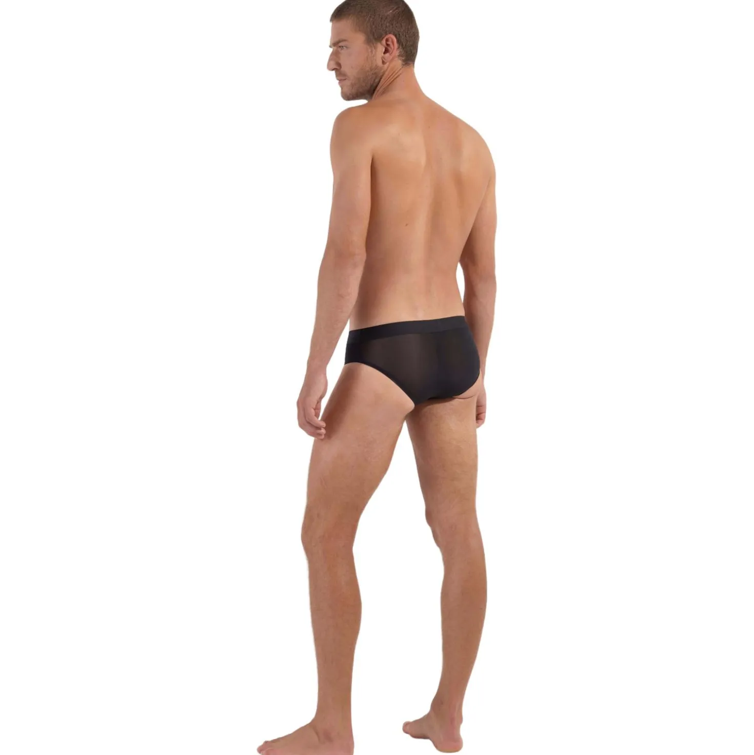 Herren-Slip mit Mesh-Einsätzen