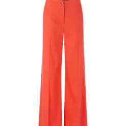 Hose waukee aus leinen-viskose