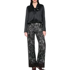 Hose winder wide fit mit allover-print