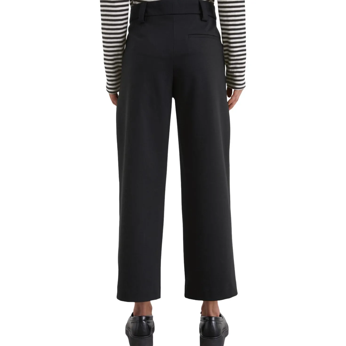 Interlock-Jersey-Hose wide