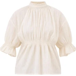 Isabel dobby blouse