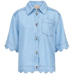 Jeansbluse