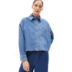 Jeansbluse Nalaani