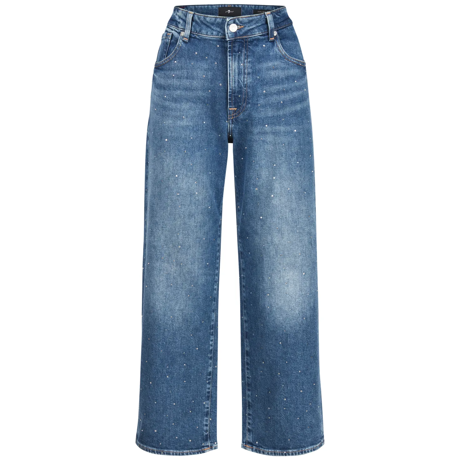 Jeans mit Strass-Details