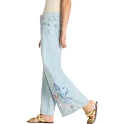 Jeans Palazzo cropped
