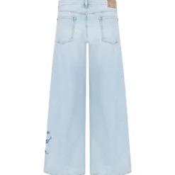Jeans Palazzo cropped