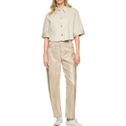Jeans ruma mit gold-finish