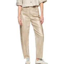 Jeans ruma mit gold-finish