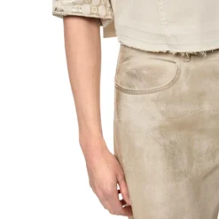 Jeans ruma mit gold-finish
