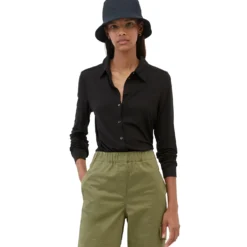 Jersey-Bluse regular