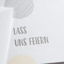 Karte Dots - Lass uns feiern