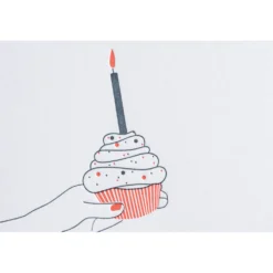 Karte Letterpress - Happy Birthday