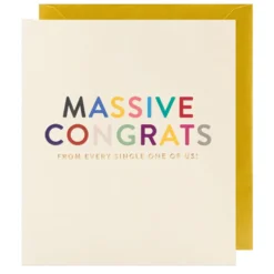 Karte Massive Congrats