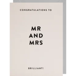 Karte Mr and Mrs