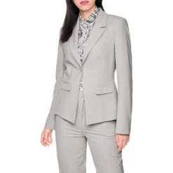 Klassischer blazer mit taillierung