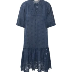 Kleid mit Lochspitze