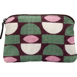 Kosmetiktasche mit Retro-Muster