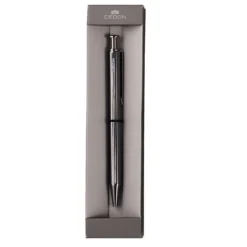 Kugelschreiber Metallic schwarz
