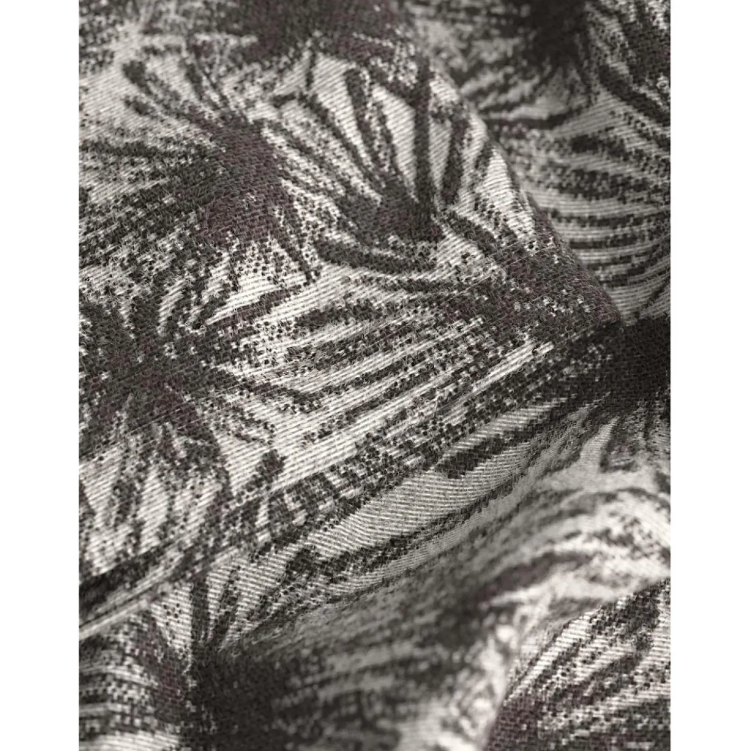 Kurzarmhemd mit Palmblatt-Print
