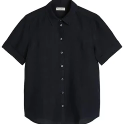 Kurzarm-leinenbluse regular