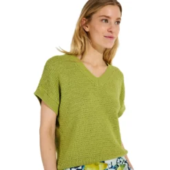 Kurzarmpullover