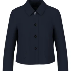 Kurze Jacke mit Kentkragen
