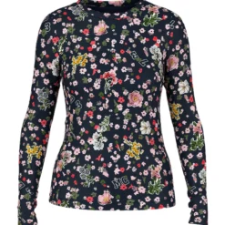Langarm-shirt mit floralem allover-print