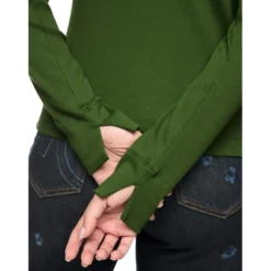 Langarm-shirt mit stehkragen