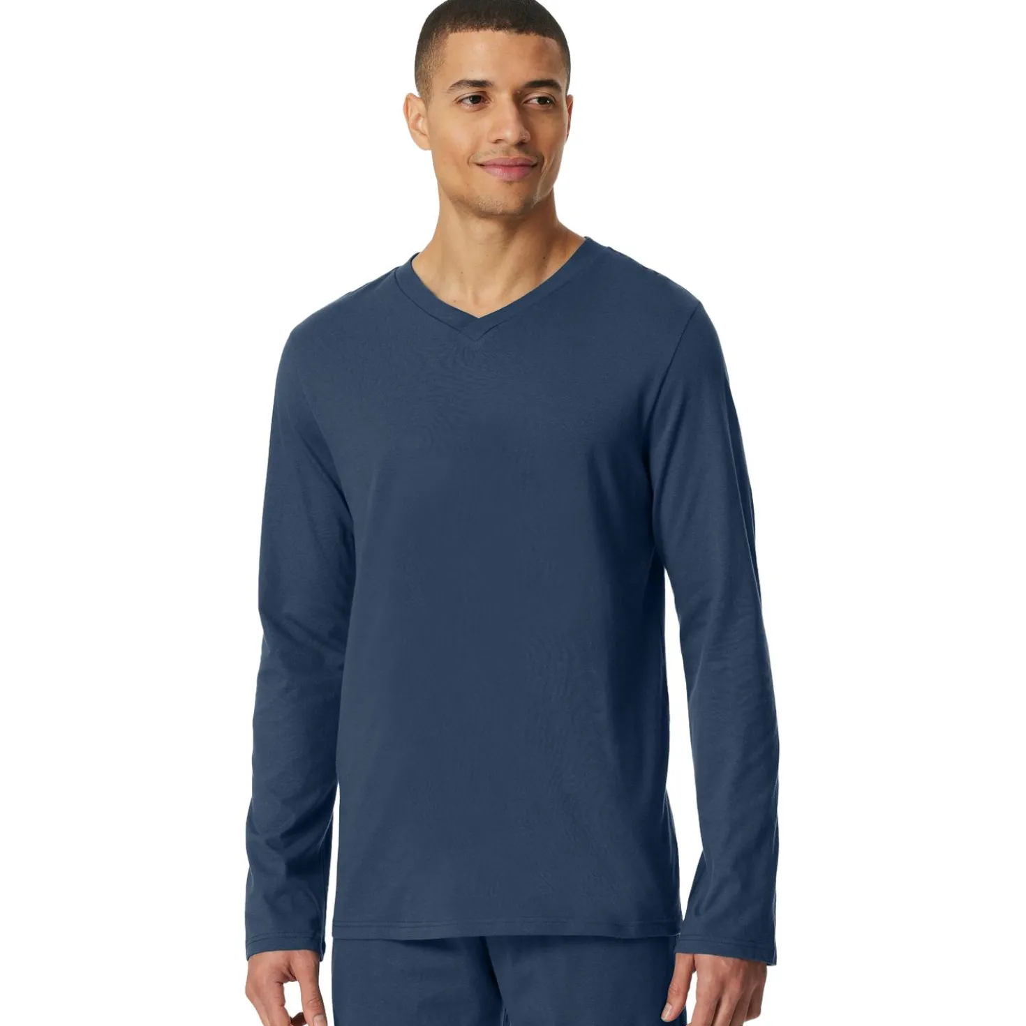 Langarmshirt V-Ausschnitt