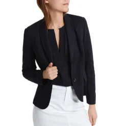 Leichter Blazer aus feinem Jersey