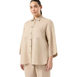 Leinenbluse Crespo