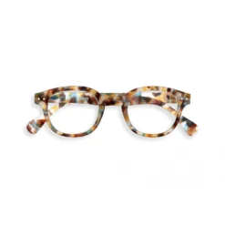 Lesebrille #C Blue Tortoise + 1.00