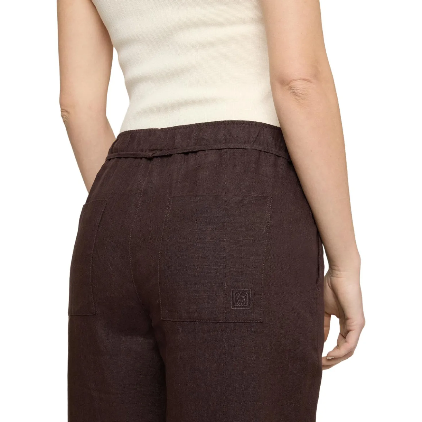 Mac jeans - chiara belt, pure linen