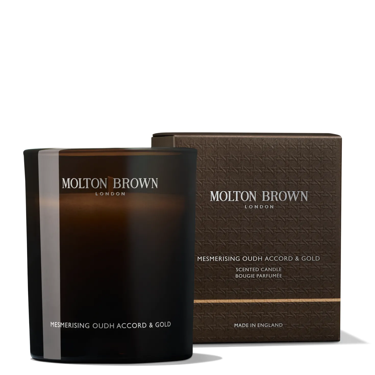 Mesmerising Oudh Accord & Gold Signature Scented Candle (Single Wick)