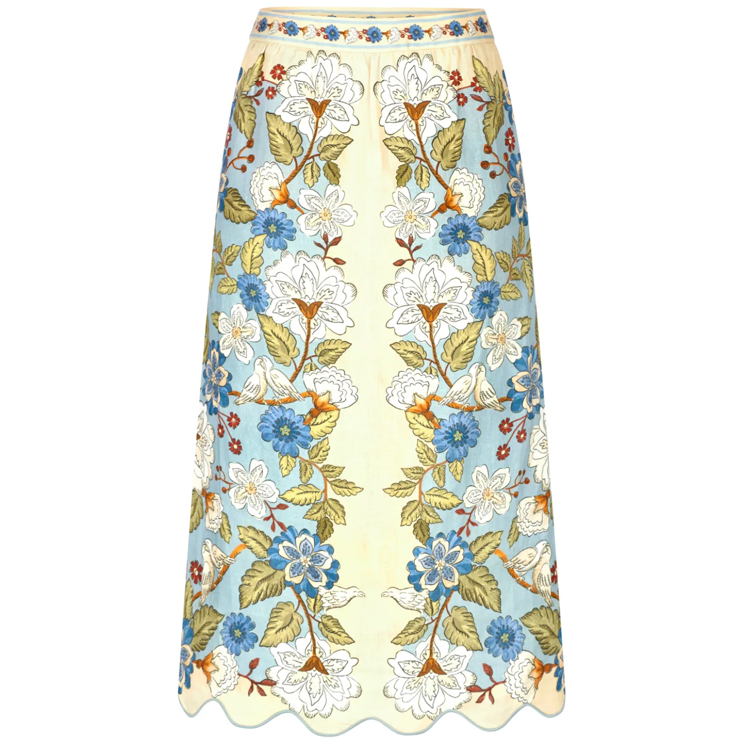 Midirock Garden Scarf Blue