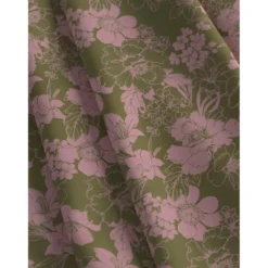 Midirock mit floralem Print
