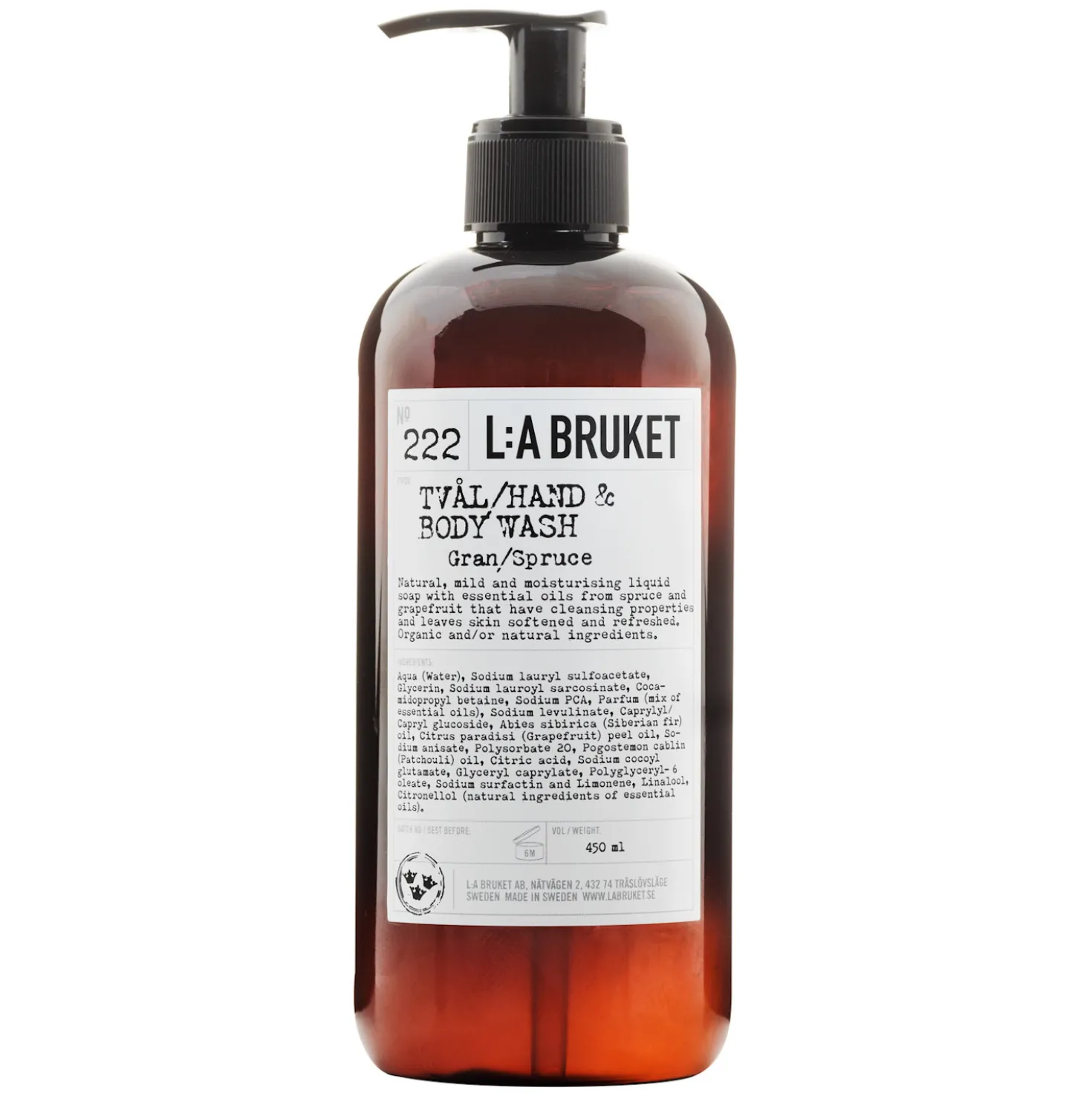No. 222 Hand & Body Wash Spruce