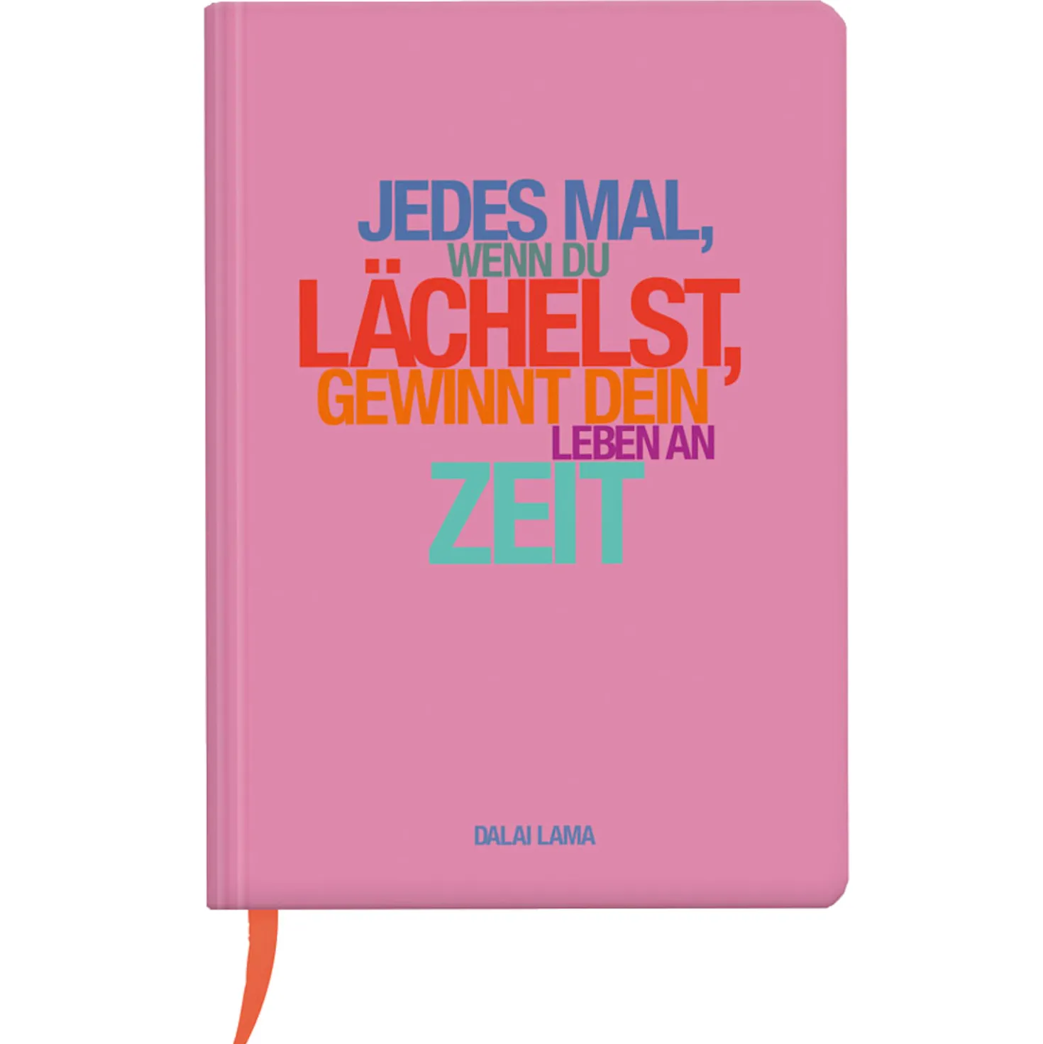 Notizbuch A5 Hardcover Lächelst