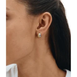 Ohrringe Furo Duo Studs Silver/Gold