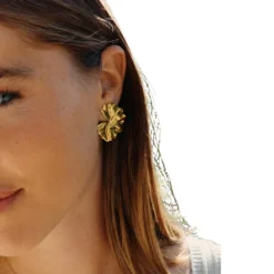 Ohrringe Gerana Studs L Gold