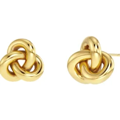 Ohrringe Infinity Knot Studs S Gold