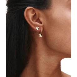 Ohrringe Lucky Mini Hoops Gold