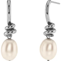 Ohrringe Swivel Pearl S Silver