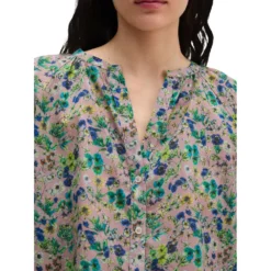 Print-bluse relaxed