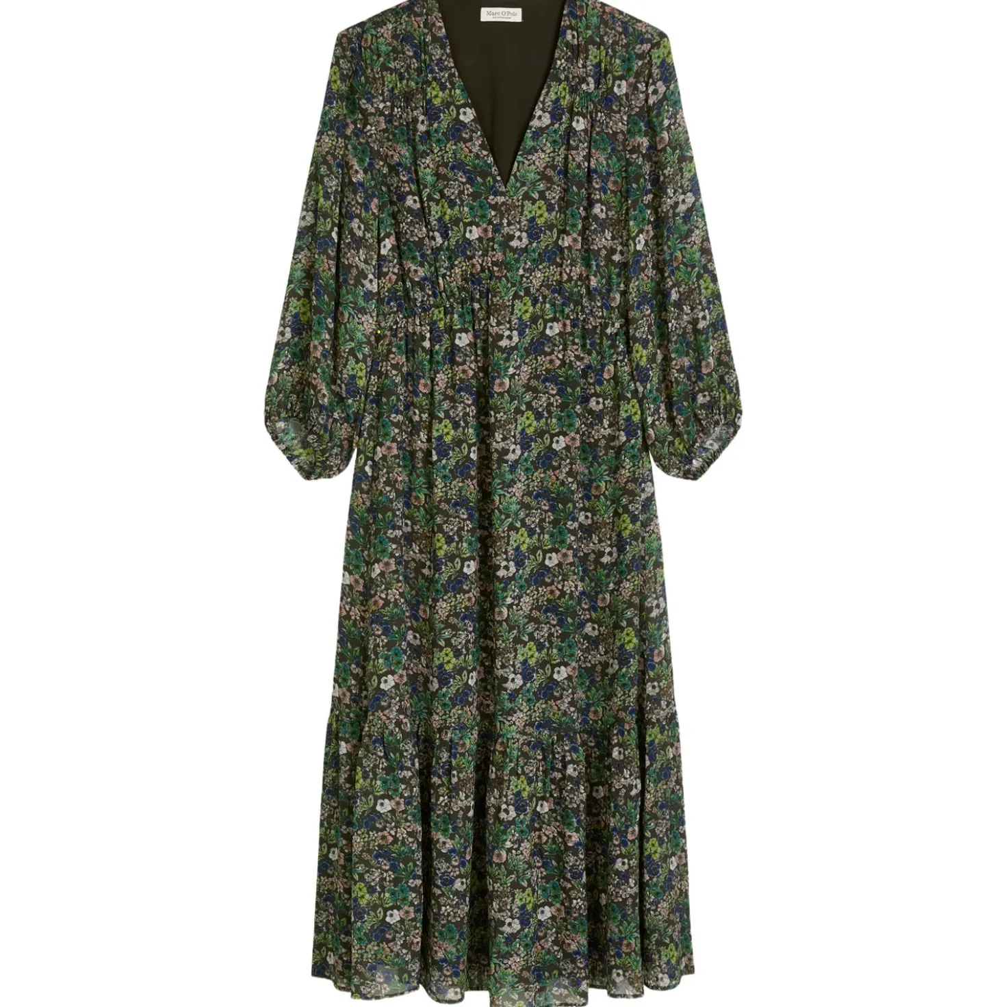 Print-kleid flared