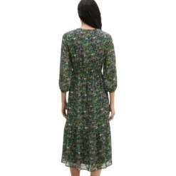 Print-kleid flared