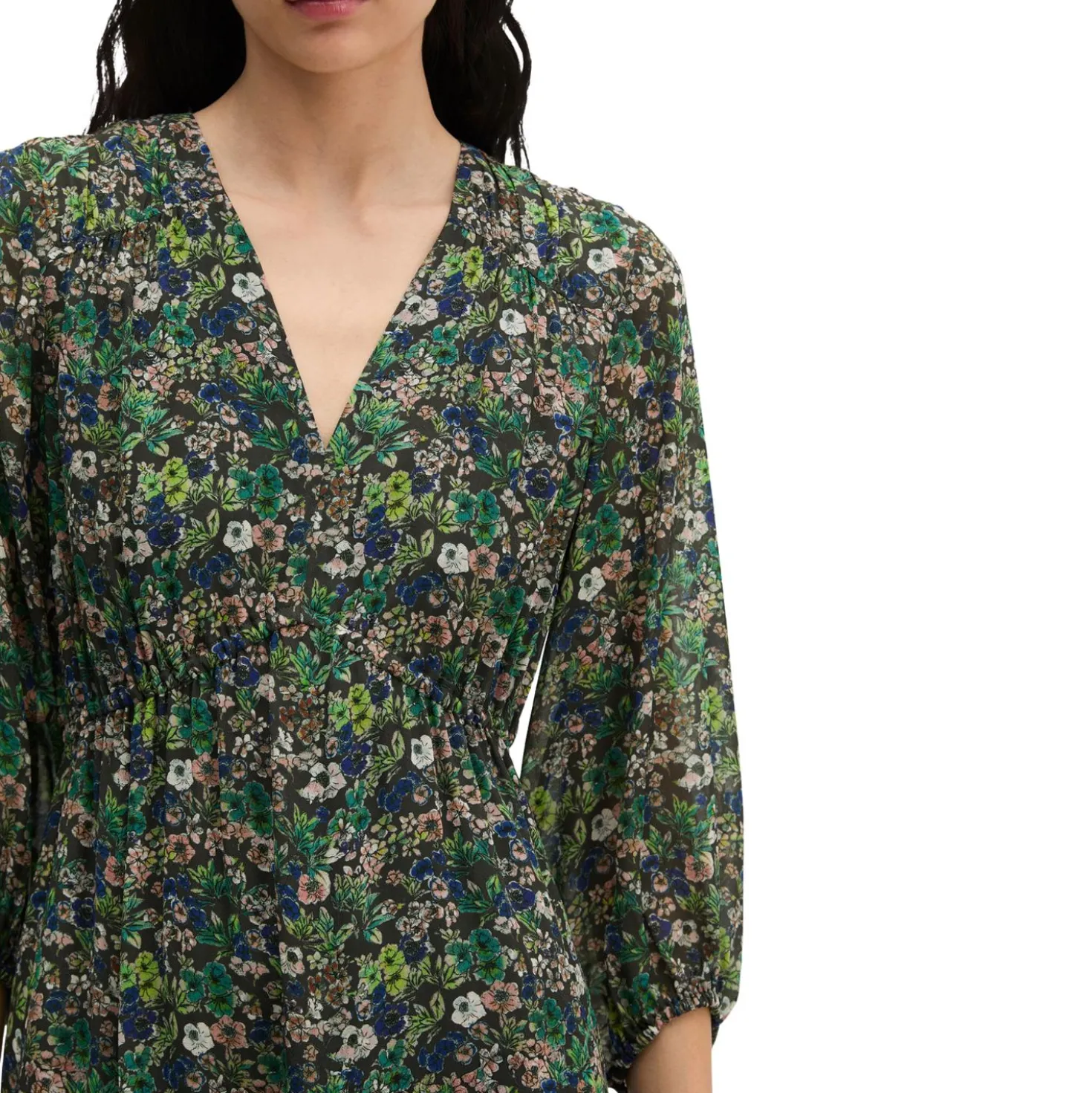 Print-kleid flared