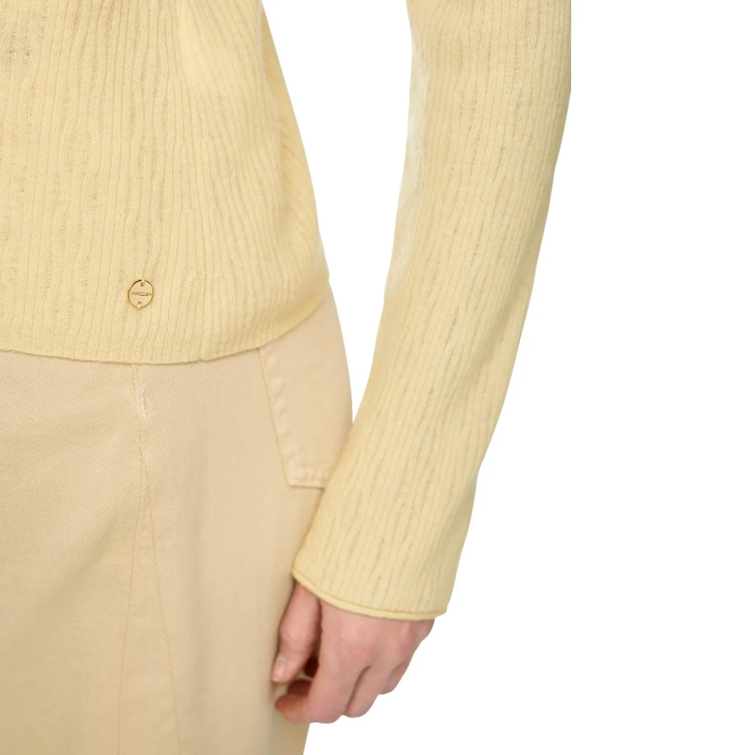 Pullover aus schurwolle-kaschmir-mix