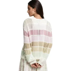 Pullover mit Blockstreifen